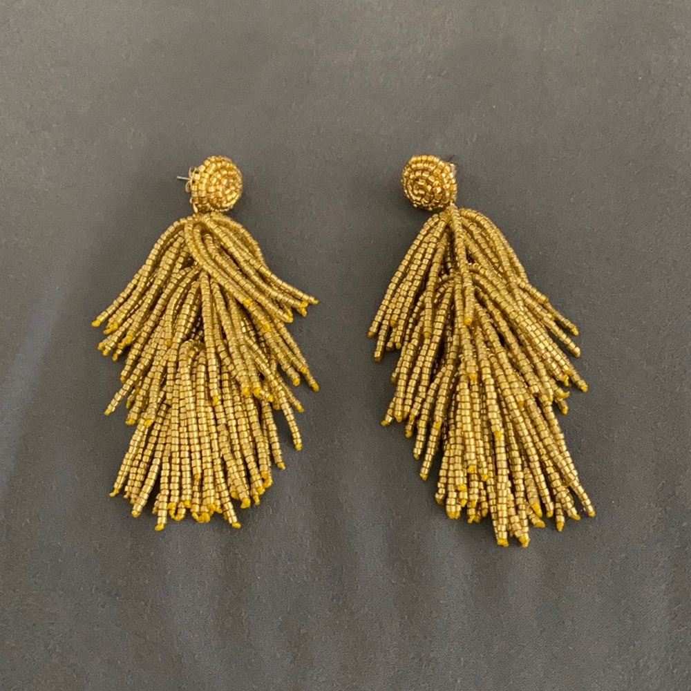 Anna & Ava gold party earrings